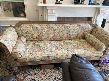 Photo of free Antique settee (Leckhampton) #4