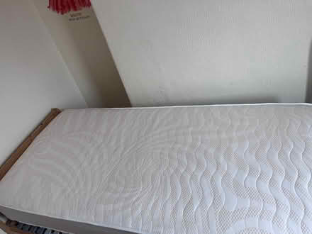 Photo of free X2 Single bed frame and a mattress (DL17) #1