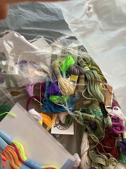 Photo of free Misc embroidery thread (Lanham) #1