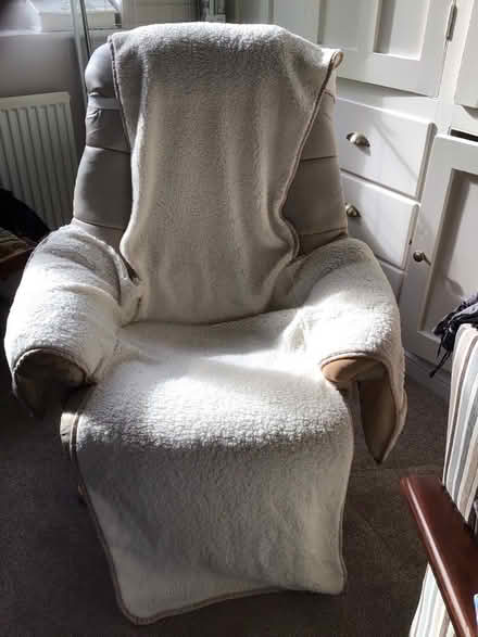 Photo of free Reclining chair & footstool (Ashton OL6) #3