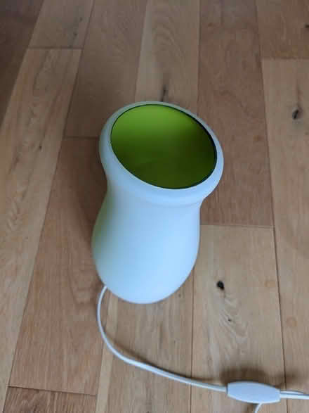 Photo of free Green glass bedside lamp from IKEA. (Middlewood S6) #1