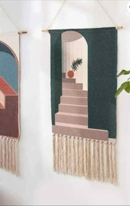 Photo of free 2 Tassel tapestry wall hangings (KT5) #1