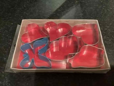 Photo of free Box of mixed cookie cutters (DA1) #1