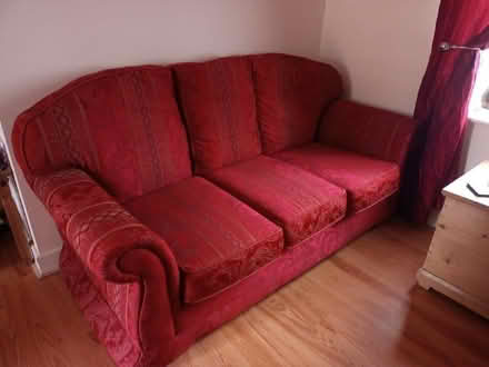 Photo of free Red Sofa (Crosby Ravensworth CA10) #1