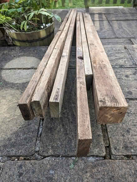 Photo of free Long planks and 1 post (Chesterfield S41) #1