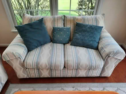 Photo of free 2 love seats/ chair with ottoman (Easton/Palmer Township) #1