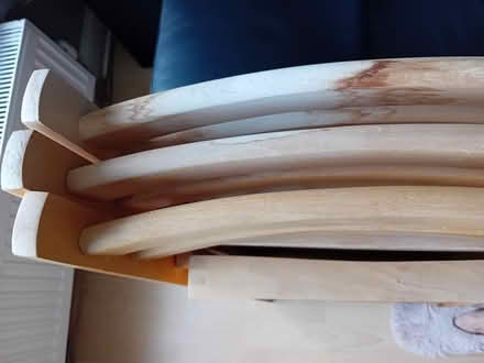 Photo of free 3 wooden folding chairs (Hatfield Peverel CM3) #1