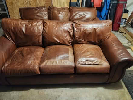 Photo of free 2 leather couches (Spring / Klein) #2