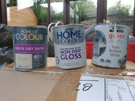 Photo of free Wood & metal paint: white & cream (OX11 Didcot) #1