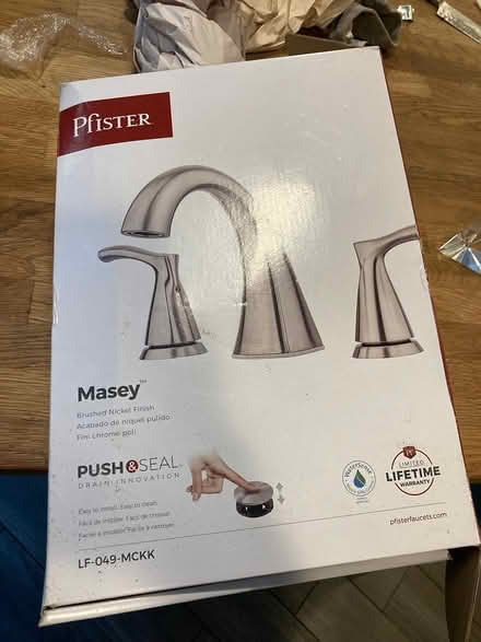 Photo of free Pfister wide-set faucet (Chestnut Hill) #1