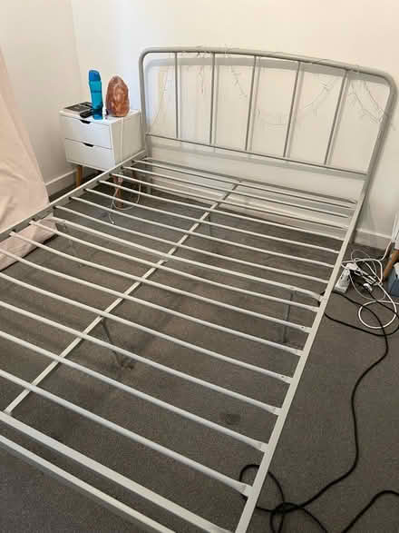 Photo of free Metal Double Bed Frame (Spondon) #2