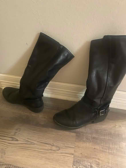 Photo of free black leather boots (clute, tx) #1