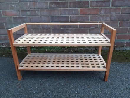 Photo of free Basic wooden shoe rack (Weymouth, DT3) #1