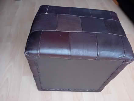 Photo of free leather cube footrest (Hatfield Peverel CM3) #2