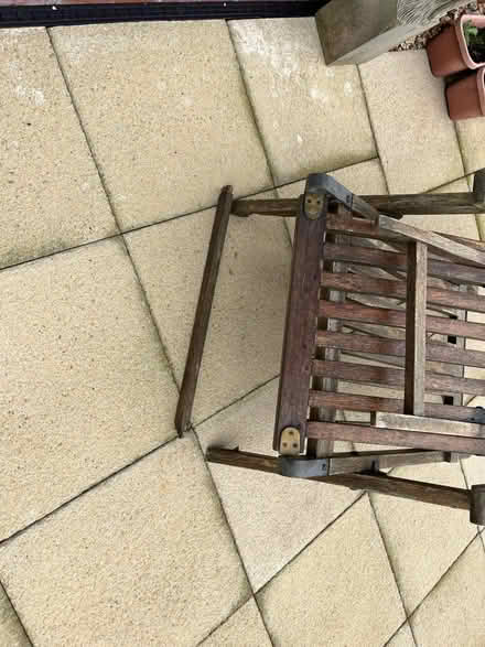 Photo of free Old wooden steamer chair (PR4 Wrea Green) #2