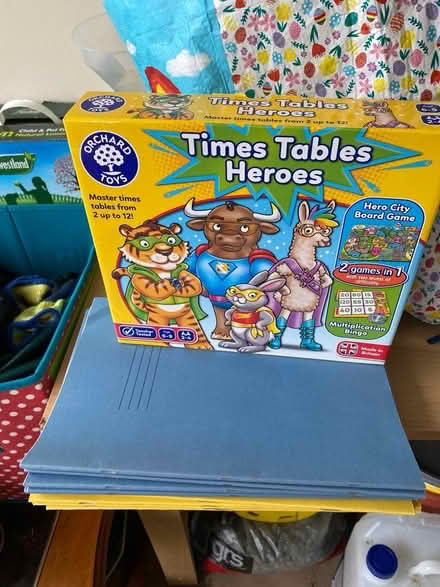 Photo of free Times table game and jotters (Dunfermline KY11) #1