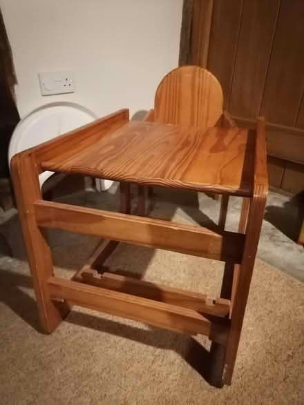 Photo of free High chair / toddler table and chair (Leinthall Starkes HR6) #2