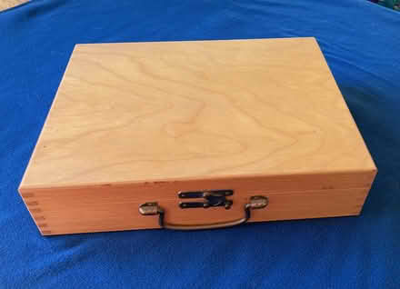 Photo of free Three Wooden Slide Boxes (Kew East) #4