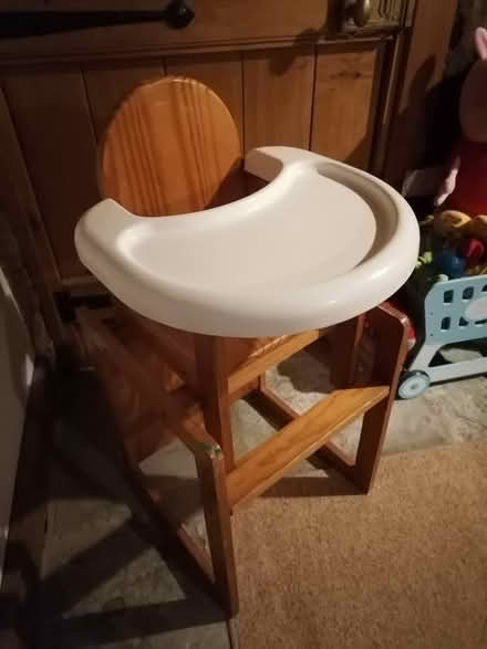 Photo of free High chair / toddler table and chair (Leinthall Starkes HR6) #3