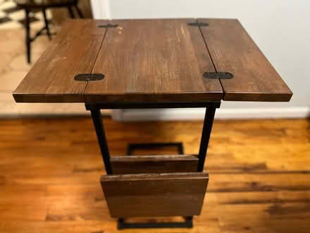 Photo of free Folding table w/magazine rack (Yonkers) #2