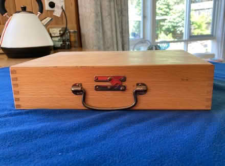 Photo of free Three Wooden Slide Boxes (Kew East) #2