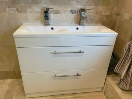 Photo of free Two drawer bathroom unit for basin or work surface (Cob Lane B29) #3