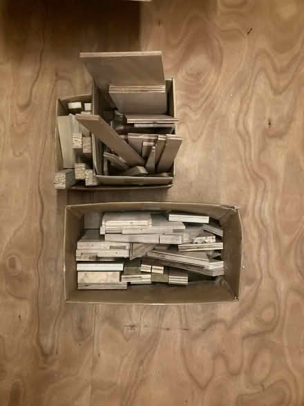 Photo of free 4 boxes of wood offcuts (Hackney Wick) #3