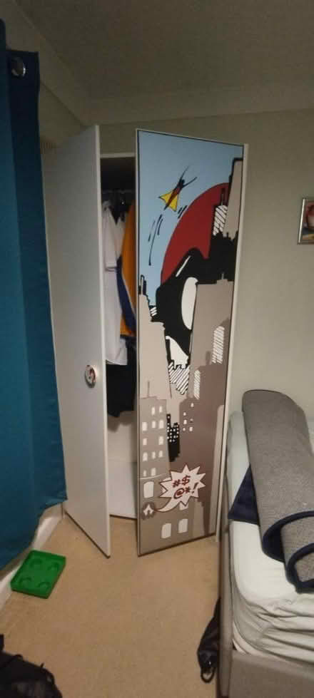 Photo of free Single bed & double wardrobe (GL4) #4