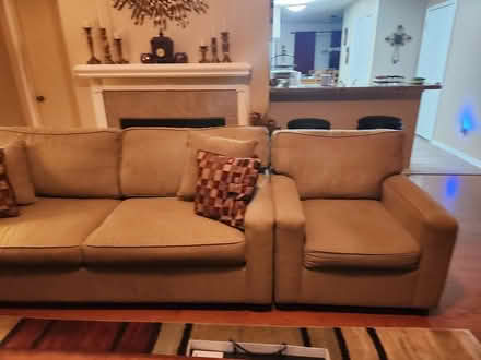 Photo of free Living room couch and chair set (Spring / Klein) #1