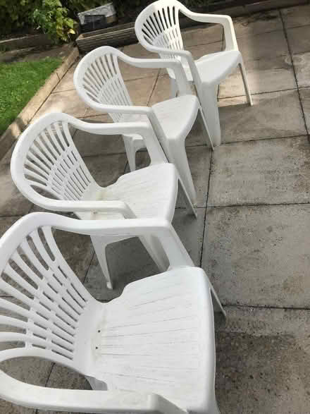 Photo of free 4 Garden chairs (Brunton Park NE3) #2