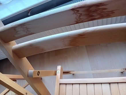 Photo of free 3 wooden folding chairs (Hatfield Peverel CM3) #3