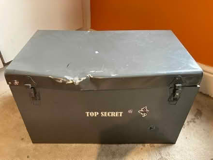 Photo of free Grey metal chest (Oakwood LS8) #2