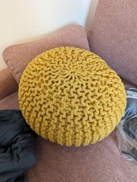 Photo of free Mustard colored puff (Petersfield Ward CB1) #1