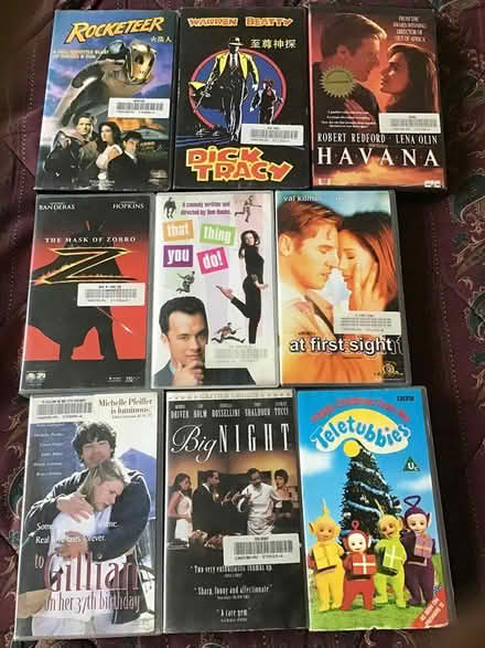 Photo of free Old PAL VHS Tapes (Friendship Heights 20815) #1