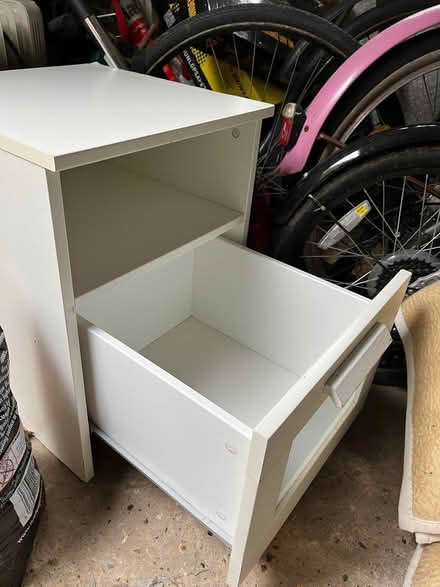 Photo of free Bedside table white (Mill End, WD3) #2