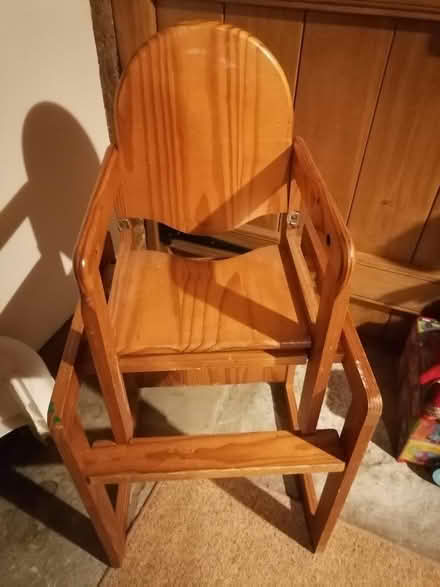 Photo of free High chair / toddler table and chair (Leinthall Starkes HR6) #4