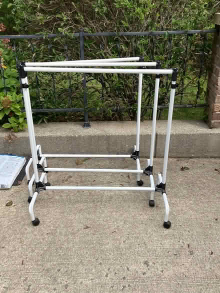 Photo of free Clothes Rack on Wheels (Carpentersville, west of river) #1