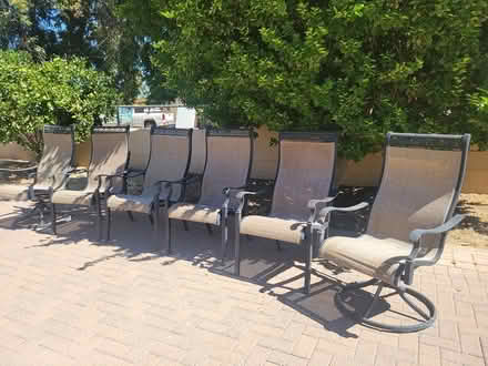 Photo of free Used patio chairs (Dobson & Warner) #1