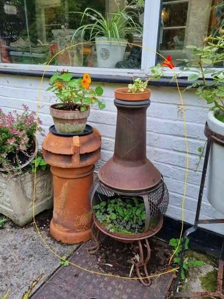 Photo of free 2 chimneys and a old chiminea (gloucester GL19) #1