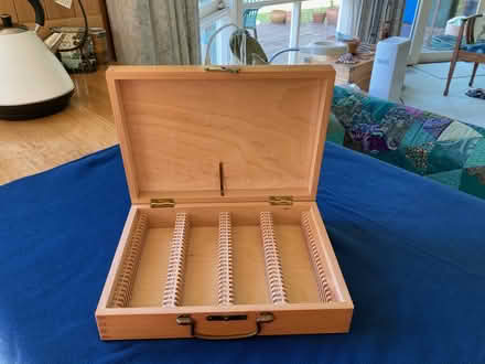 Photo of free Three Wooden Slide Boxes (Kew East) #3