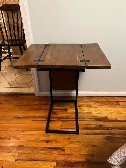 Photo of free Folding table w/magazine rack (Yonkers) #4