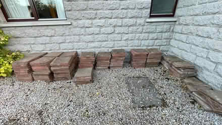 Photo of free Red Concrete paving slabs (Alford, Aberdeenshire (AB33)) #1
