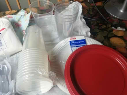 Photo of free Disposable cutlery and crockery (Saddleworth, OL3) #2