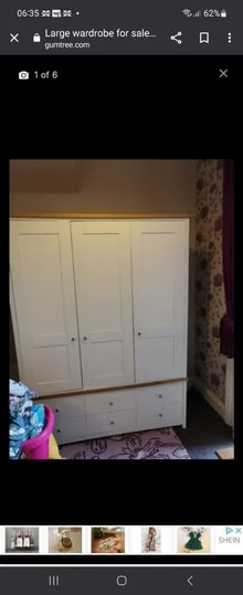 Photo of free Large wardrobe 3 door 3 drawer (Bridlington) #2