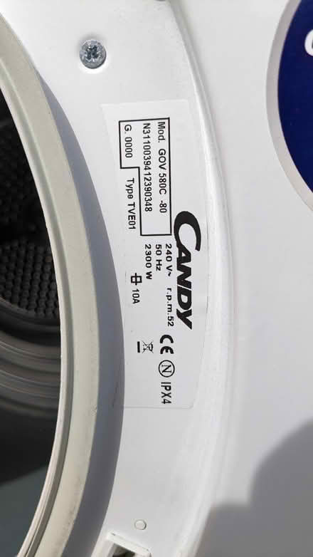 Photo of free Tumble Dryer, 8kg Capacity, Freestanding, Vented , Candy (East Leake LE12) #3