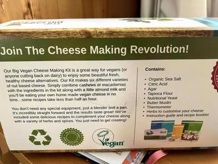 Photo of free Vegan Cheese making kit (Cam GL11) #3