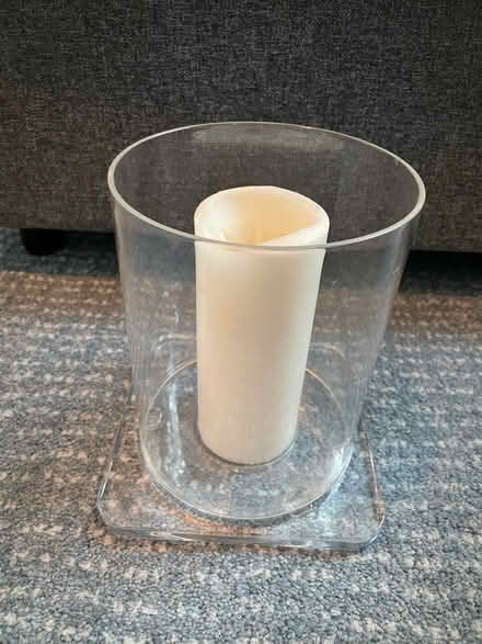 Photo of free Glass candle holder (Clapham South SW12) #1