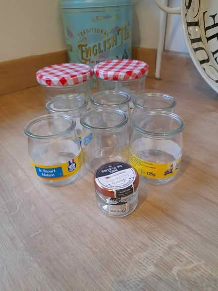 Photo of free Empty jam jars and yoghurt pots (Hollins BL9) #1