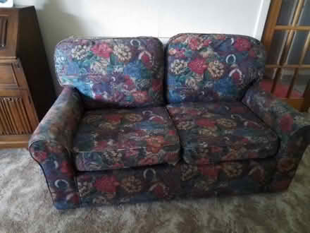 Photo of free 2 seater sofa (Birkby HD2) #1