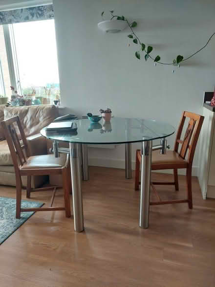 Photo of free Glass table (foldable) (Southville BS3) #4